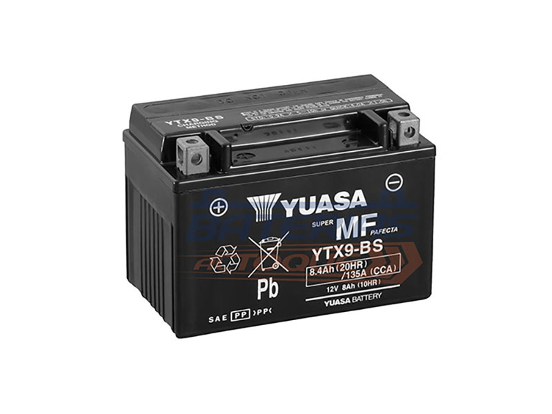 Baterías Yuasa YTX9-BS para moto