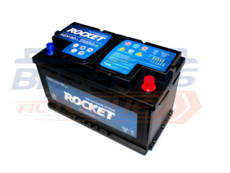 BATERÍA ROCKET AGM 80 L4