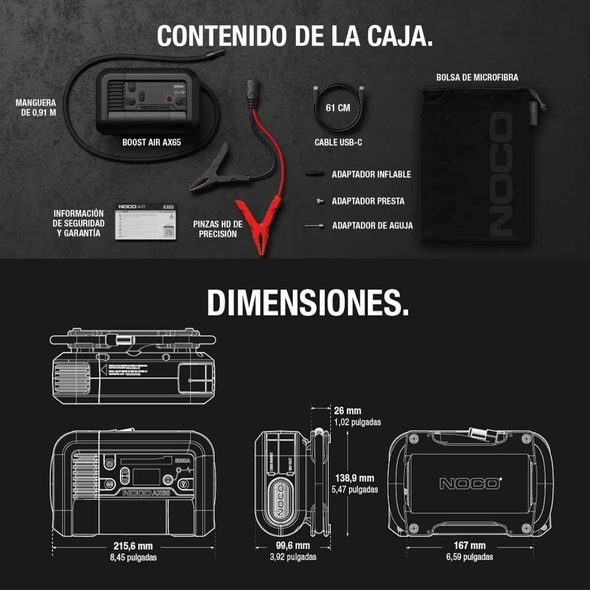 y Compresor de Aire AX65