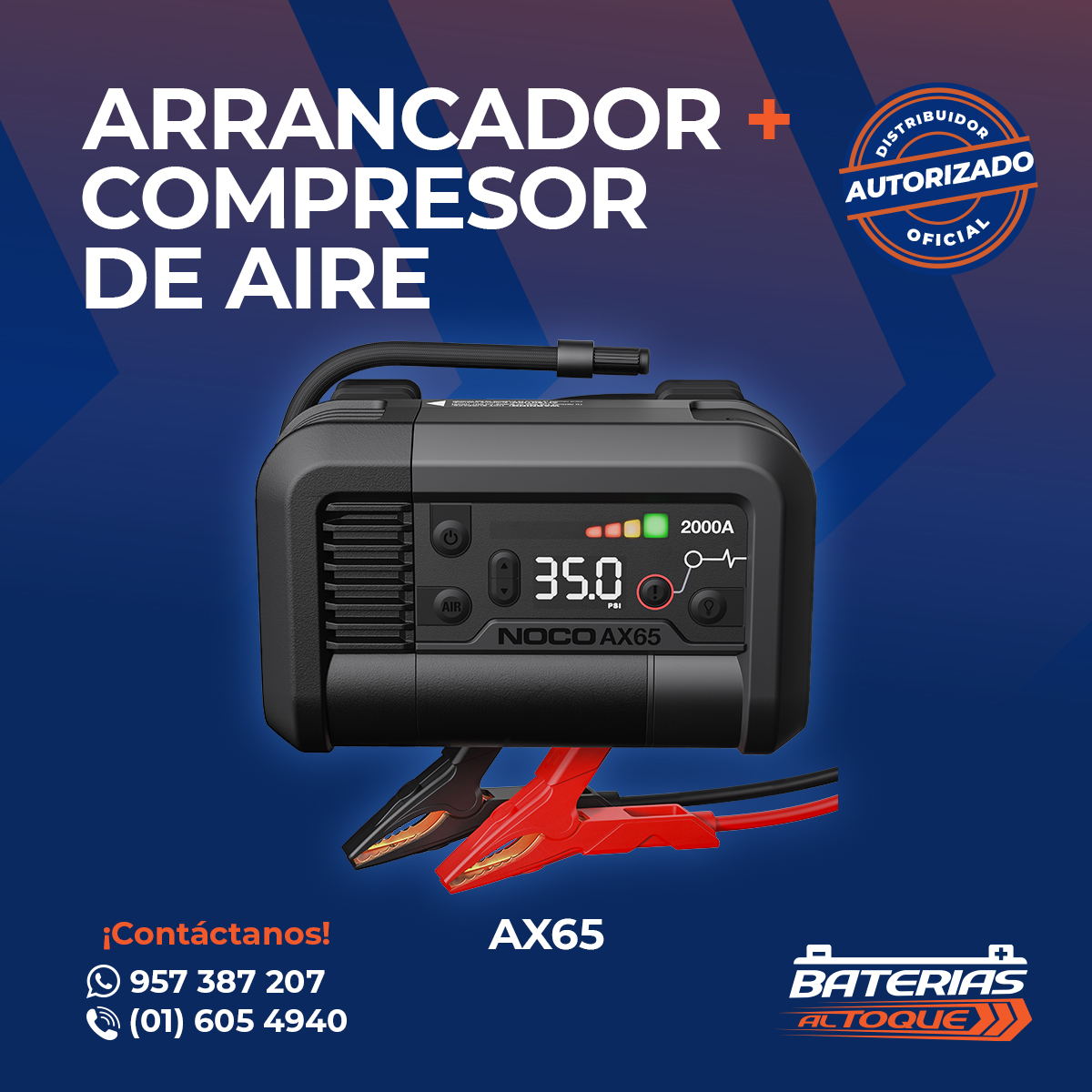 y Compresor de Aire AX65
